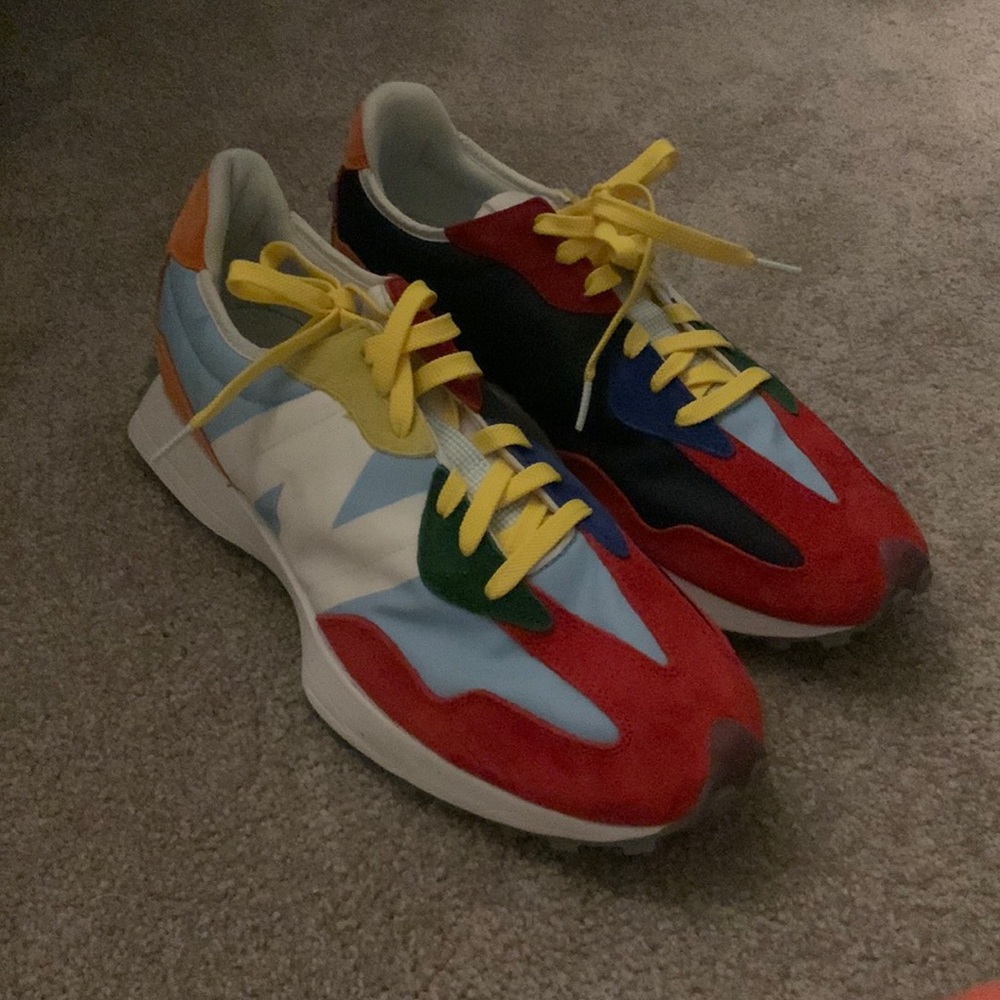 New Balance Kawhi Signature , Mens US 13, colorblock red/yellow/blue/green